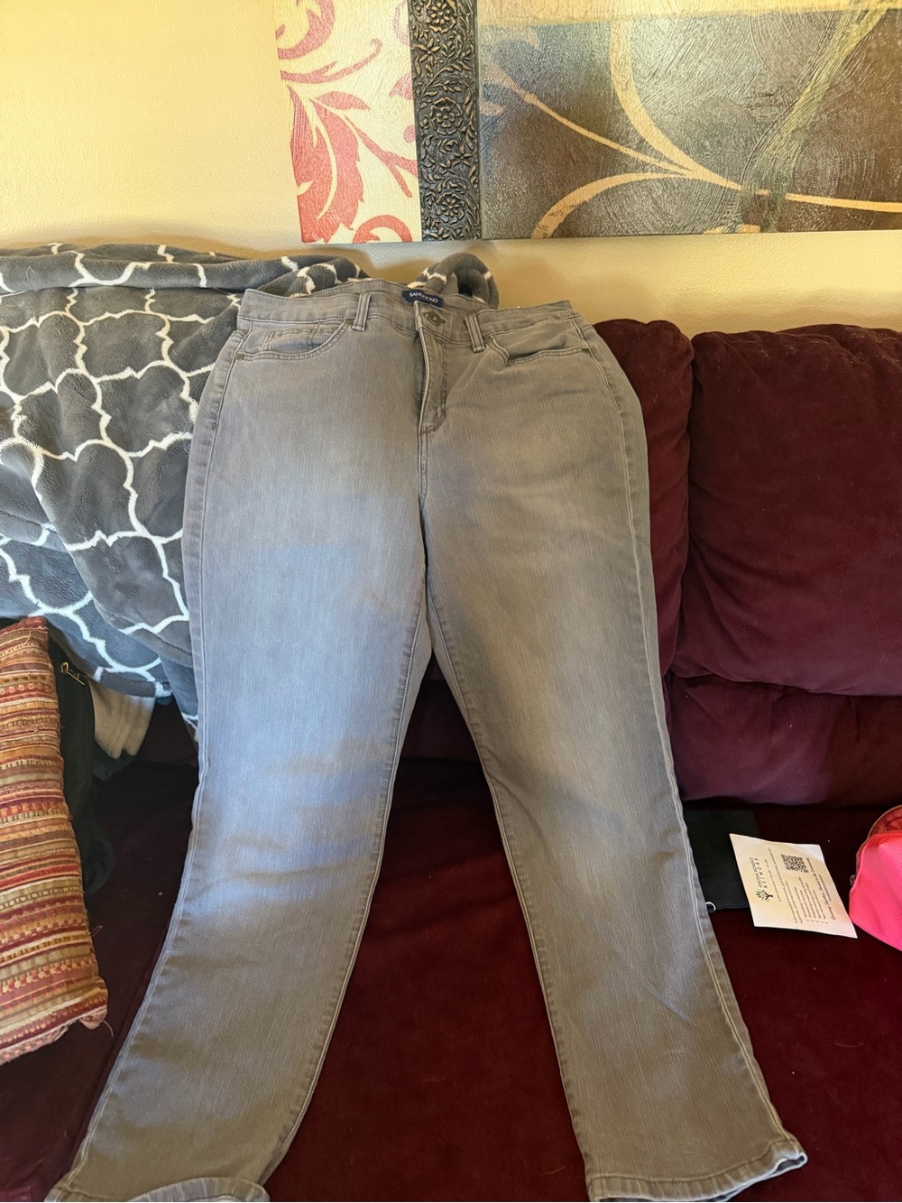 Bandolino Gray Straight-Leg Jeans - Casual Classic